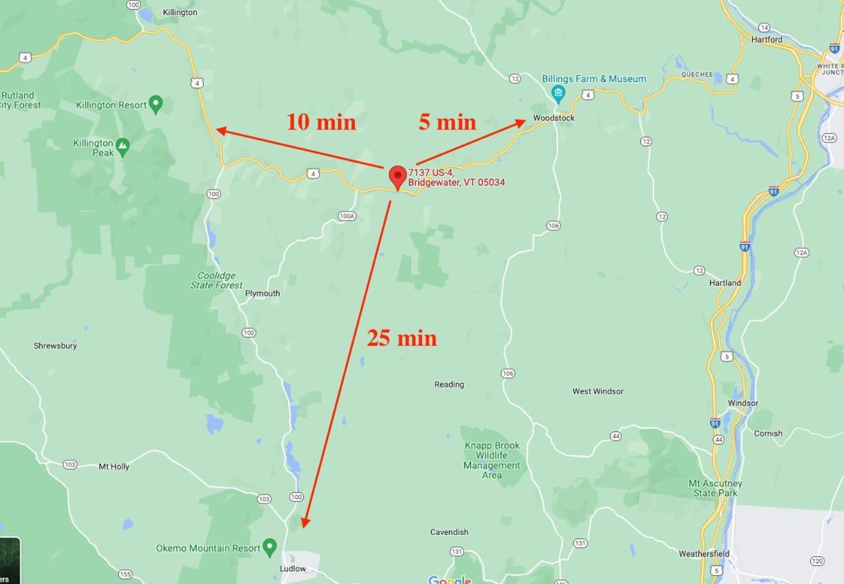 10 Min To Mountains Long Trail Suite Bridgewater Екстериор снимка
